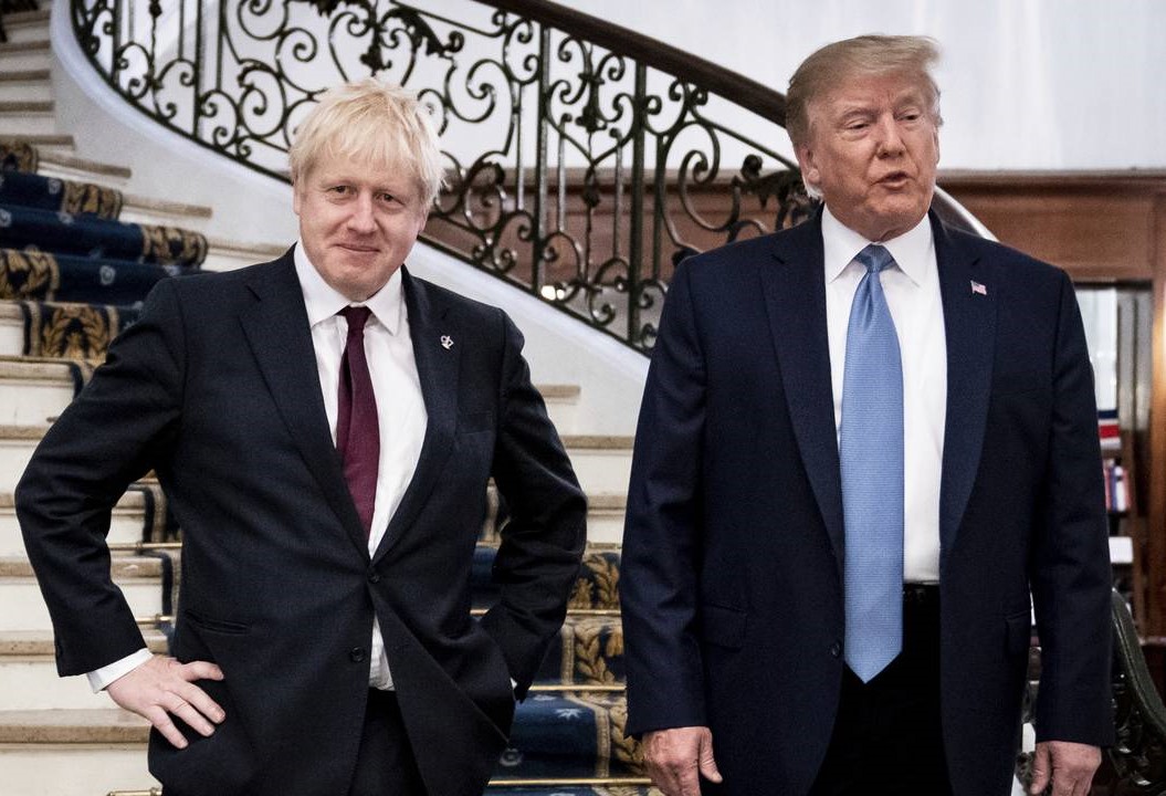 .boris johnson e donald trump